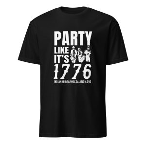Supersoft - Short-Sleeve - Unisex - White Text - "Party Like It's 1776"