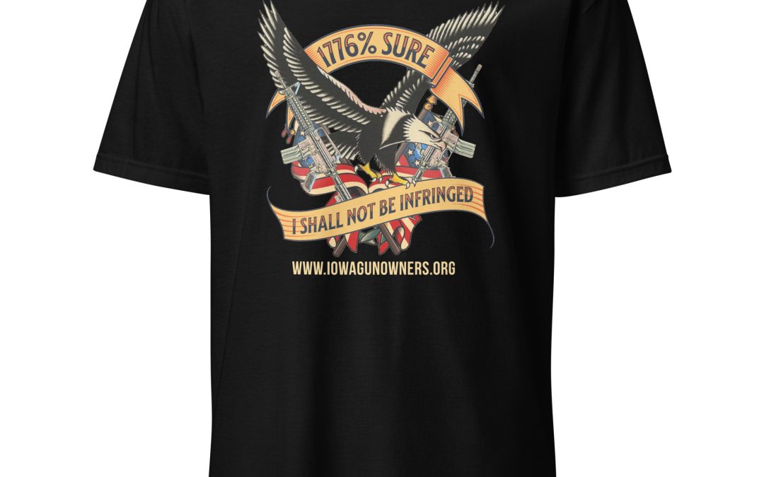 Supersoft – Short-Sleeve – Unisex – Gold Text -“I’m 1776% Sure”