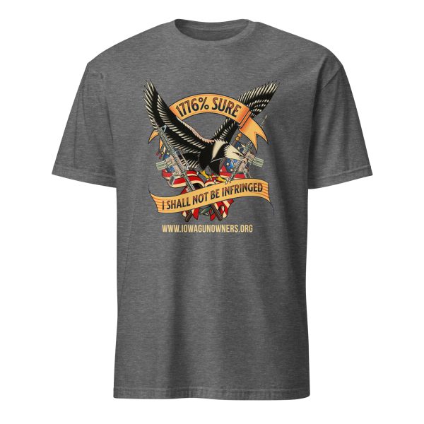 Supersoft - Short-Sleeve - Unisex - Gold Text -"I'm 1776% Sure" - Image 13