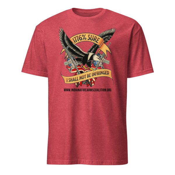 Supersoft – Short-Sleeve – Unisex – Black Text “I’m 1776% Sure” - Image 3