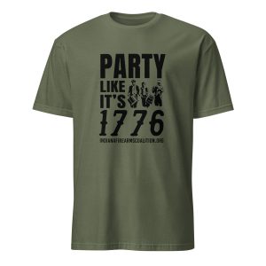 Supersoft – Short-Sleeve- Unisex – Dark Text – “Party Like It’s 1776”