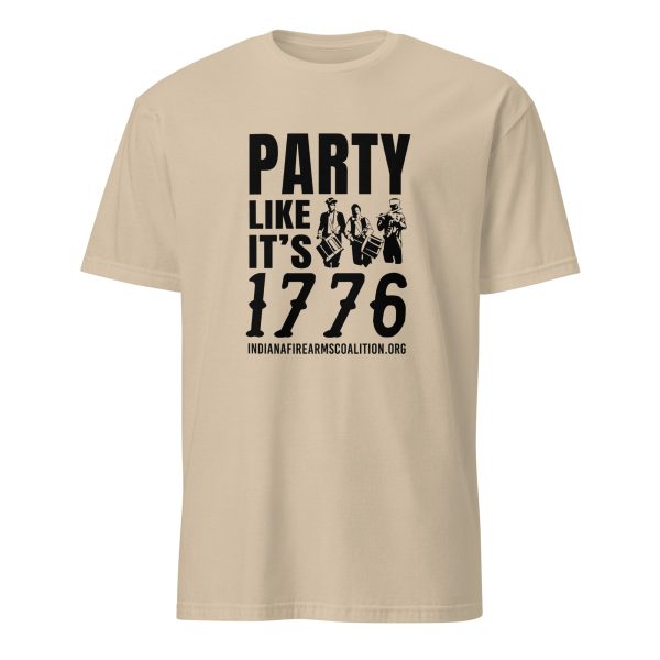 Supersoft – Short-Sleeve- Unisex – Dark Text – “Party Like It’s 1776” - Image 5