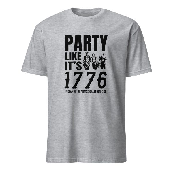 Supersoft – Short-Sleeve- Unisex – Dark Text – “Party Like It’s 1776” - Image 6