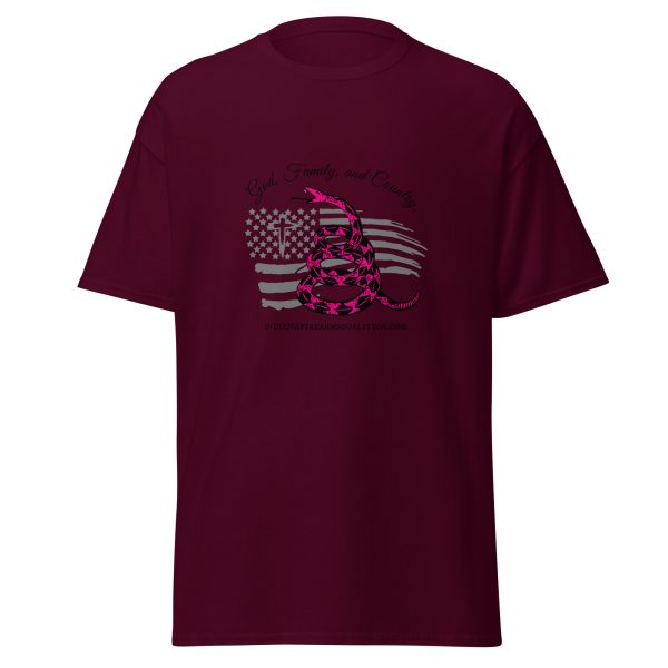 Supersoft – Short Sleeve – Women’s – Black Text – God, Family and Country - Image 2