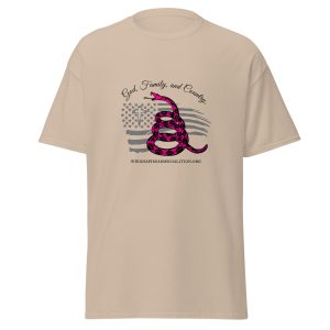 Supersoft – Short Sleeve – Women’s – Black Text – God, Family and Country