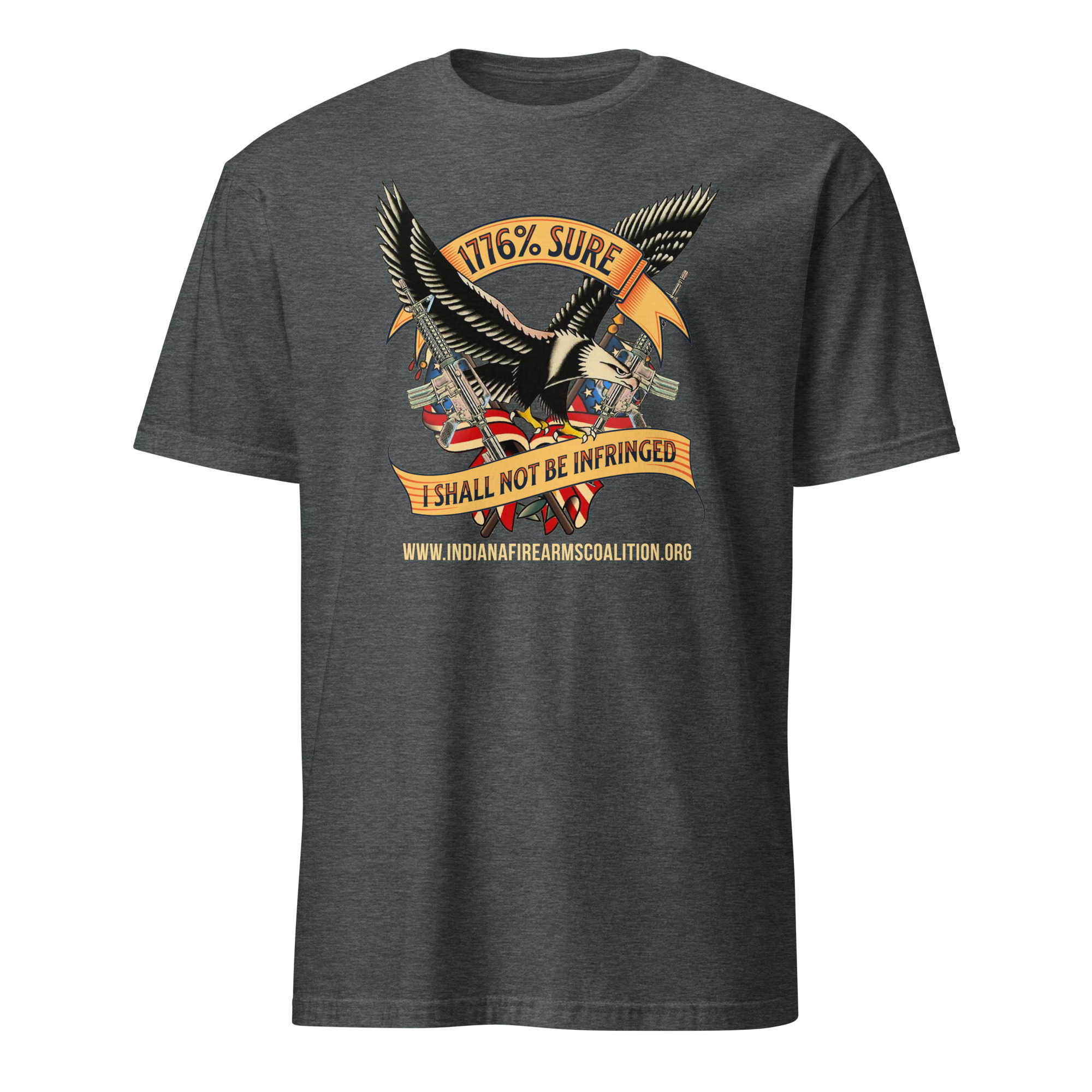 Supersoft – Short-Sleeve – Unisex – Gold Text -“I’m 1776% Sure” - Image 4