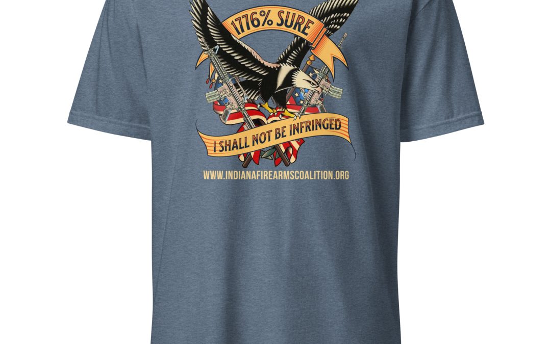 Supersoft – Short-Sleeve – Unisex – Gold Text -“I’m 1776% Sure”